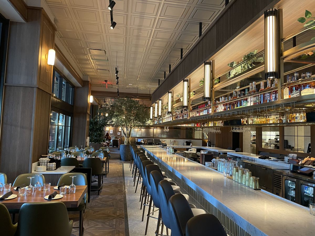 Village Tavern — custom bar millwork